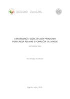 Varijabilnost lista i ploda prirodnih populacija planike s područja Dalmacije