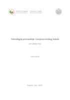 Tehnologija proizvodnje i svojstva ninskog šokola