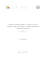 Polimorfizam DGAT1 gena u subpopulaciji istočnofrizijske ovce, safolka i travničke pramenke u Republici Hrvatskoj