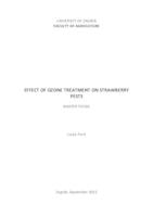 Effect of ozone treatment on strawberry pests