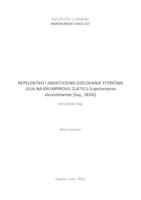 Repelentno i insekticidno djelovanje eteričnih ulja na krumpirovu zlaticu (Leptinotarsa decemlineata (Say, 1824))
