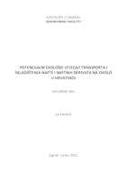 Potencijalni ekološki utjecaji transporta i skladištenja nafte i naftnih derivata
 na okoliš u Hrvatskoj