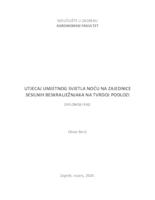 Utjecaj umjetnog svjetla noću na zajednice sesilnih beskralježnjaka na tvrdoj podlozi