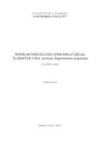 Ruralni razvoj kao izravan utjecaj članstva u EU 