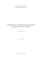 Otrovne vrste ukrasnog bilja na dječjim igralištima u gradu Zagrebu