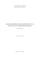 Analiza godišnjeg hoda temperature tla u Hrvatskoj u 30-godišnjem razdoblju