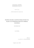 Bilanca ugljika u sustavu biljka, biljka-tlo, biljka-tlo-atmosfera različitih hibrida kukuruza