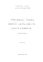 Inventarizacija i uporabna vrijednost samoniklog bilja na području Dube Pelješke