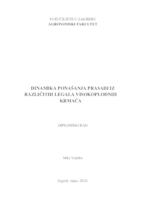 Dinamika ponašanja prasadi iz različitih legala visokoplodnih krmača