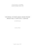 Upotreba veterinarsko-medicinskih proizvoda u liječenju varooze