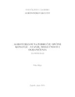 Agroturizam na području općine Konavle - stanje, mogućnosti i ograničenja