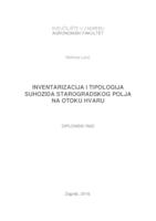 Inventarizacija i tipologija suhozida Starogradskog polja na otoku Hvaru