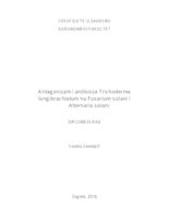 prikaz prve stranice dokumenta Antagonizam i antibioza Trichoderma longibrachiatum na Fusarium solani i  Alternaria solani