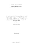 prikaz prve stranice dokumenta Plodnost svinja na obiteljskim gospodarstvima na području Bjelovara