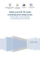 prikaz prve stranice dokumenta Vodni resursi R. Hrvatske u funkciji proizvodnje hrane