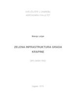 prikaz prve stranice dokumenta Zelena infrastruktura grada Krapine