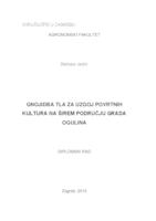 prikaz prve stranice dokumenta Gnojidba tla za uzgoj povrtnih kultura na širem području grada Ogulina