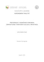 prikaz prve stranice dokumenta Preferencije i ponašanje korisnika zdravstveno turističkih usluga u Hrvatskoj