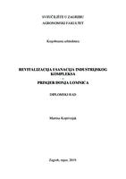 prikaz prve stranice dokumenta Revitalizacija i sanacija industrijskog kompleksa - primjer Donja Lomnica