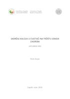 prikaz prve stranice dokumenta Sadržaj kalcija u cvjetači na tržištu grada Zagreba