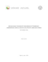 prikaz prve stranice dokumenta Vrednovanje pogodnosti krajobraza PP Žumberak - Samoborsko gorje za razvoj djelatnosti zabavnog parka