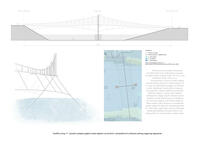 prikaz prve stranice dokumenta Grafički prilog 11: Uzdužni presjek-pogled mosta zajedno sa tlocrtom i perspektivnim  prikazom jednog njegovog segmenta