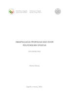 prikaz prve stranice dokumenta Inkapsulacija propolisa kao izvor polifenolnih spojeva