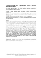 prikaz prve stranice dokumenta Dalmatian pyrethrum spatial records quality from  Croatian Open Databases