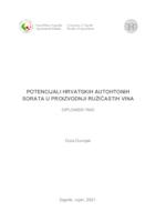 Poveznica na dokument Potencijali hrvatskih autohtonih sorata u proizvodnji ružičastih vina