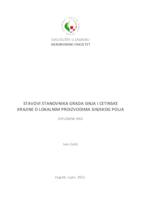 prikaz prve stranice dokumenta Stavovi stanovnika grada Sinja i Cetinske krajine o lokalnim proizvodima Sinjskog polja