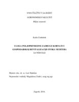prikaz prve stranice dokumenta Uloga poljoprivredne zadruge Kornati u gospodarskoj revitalizaciji otoka Murtera