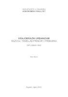 prikaz prve stranice dokumenta Krajobrazni urbanizam - razvoj, temeljni principi i primjena