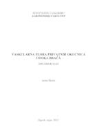 prikaz prve stranice dokumenta Vaskularna flora privatnih okućnica otoka Brača