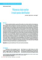 prikaz prve stranice dokumenta Polymerase chain reaction in meat species identification