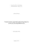 Poveznica na dokument Tradicionalna upotreba ljekovitog bilja na području donjeg Međimurja