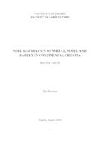 prikaz prve stranice dokumenta Soil respiration of wheat, maize, and barley in continental Croatia