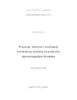 prikaz prve stranice dokumenta Praćenje, štetnost i suzbijanje breskvinog savijača na području Sjeverozapadne Hrvatske