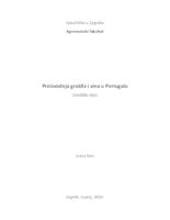 prikaz prve stranice dokumenta Proizvodnja grožđa i vina u Portugalu