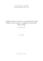 prikaz prve stranice dokumenta Morfološka svojstva tradicionalnih populacija maka s područja istočne Hrvatske