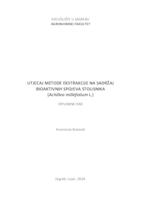 prikaz prve stranice dokumenta Utjecaj metode ekstrakcije na sadržaj bioaktivnih spojeva stolisnika (Achillea millefolium L.)