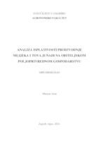 prikaz prve stranice dokumenta Analiza isplativosti proizvodnje mlijeka i tova junadi na obiteljskom poljoprivrednom gospodarstvu