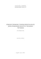 prikaz prve stranice dokumenta Kemijske promjene tijekom dekristalizacije meda primjenom različitih toplinskih tretmana