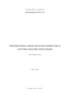 prikaz prve stranice dokumenta Porodna masa jaradi hrvatske šarene koze u uvjetima ekološke prozvodnje