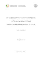 prikaz prve stranice dokumenta Kvaliteta i mogućnosti korištenja ovčjeg stajskog gnoja u Bjelovarsko-bilogorskoj županiji