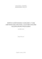 prikaz prve stranice dokumenta Održivo gospodarenje humusom u tlima kontinentalne Hrvatske u uvjetima ekološke poljoprivredne proizvodnje