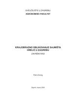 prikaz prve stranice dokumenta Krajobrazno oblikovanje sajmišta Hrelić u Zagrebu