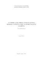 prikaz prve stranice dokumenta Utvrđivanje prisutnosti lisnog minera vinove loze na pokušalištu Jazbina