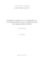prikaz prve stranice dokumenta Konzervacijski sustavi obrade tla u funkciji povećanja učinkovitosti ratarske proizvodnje