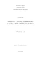 prikaz prve stranice dokumenta Prostorna varijabilnost kemijskih značajki tala u Panonskoj Hrvatskoj