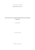 prikaz prve stranice dokumenta Destilacija na jednostavnom destilacijskom uređaju